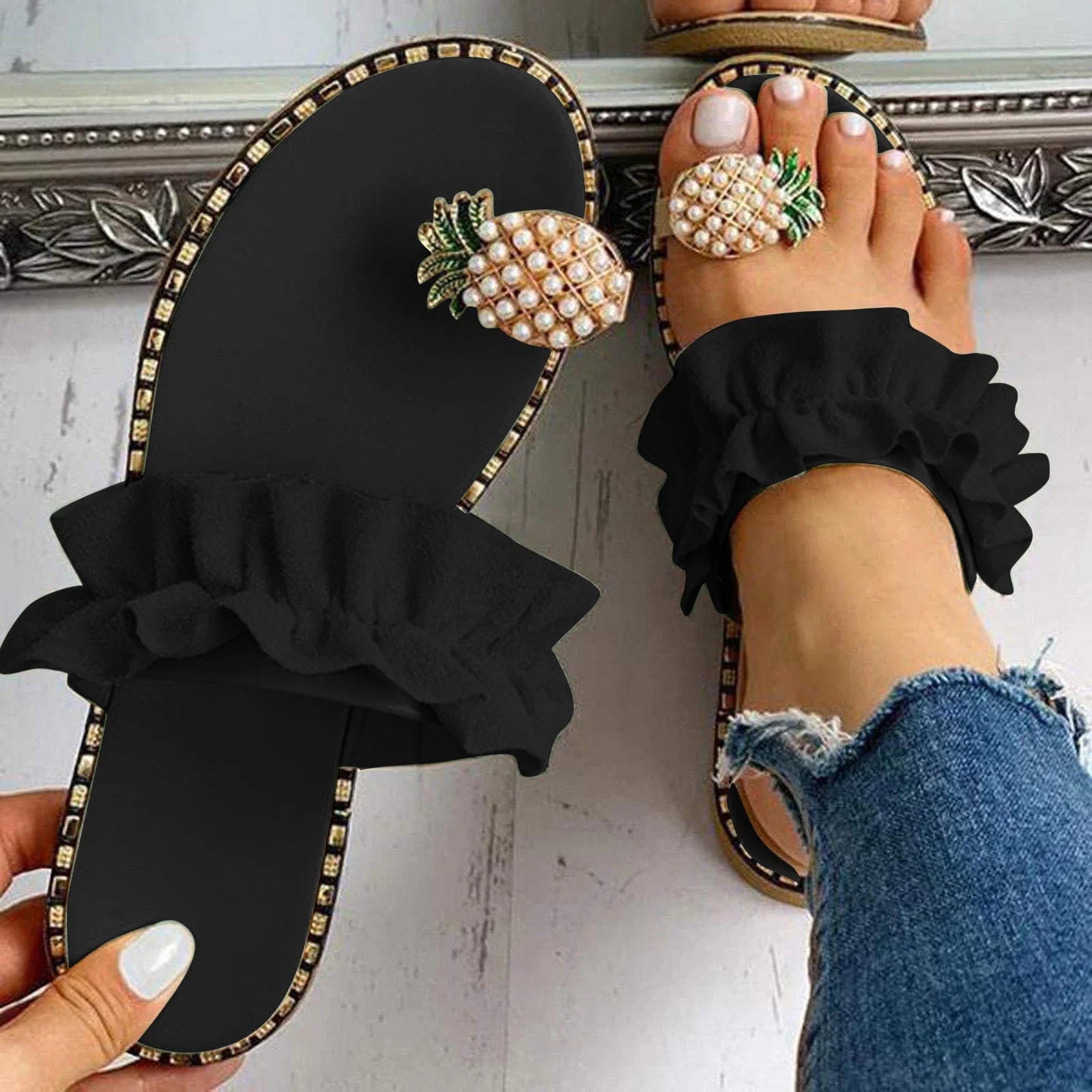 Pineapple MoonGlow Sandals