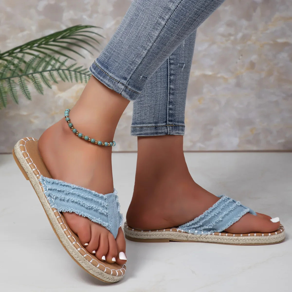 Ruffle Sandals